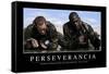 Perseverancia. Cita Inspiradora Y Póster Motivacional-null-Framed Stretched Canvas