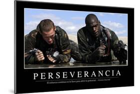 Perseverancia. Cita Inspiradora Y Póster Motivacional-null-Mounted Photographic Print