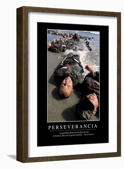Perseverancia. Cita Inspiradora Y Póster Motivacional-null-Framed Premium Photographic Print
