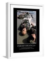 Perseverancia. Cita Inspiradora Y Póster Motivacional-null-Framed Premium Photographic Print