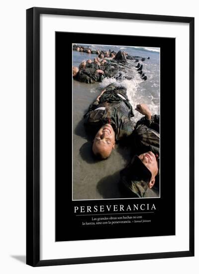 Perseverancia. Cita Inspiradora Y Póster Motivacional-null-Framed Photographic Print