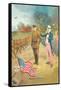 Pershing in France, Berlin or Bust!-null-Framed Stretched Canvas