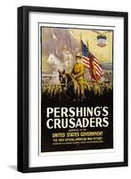 Pershing's Crusaders, 1918-null-Framed Art Print