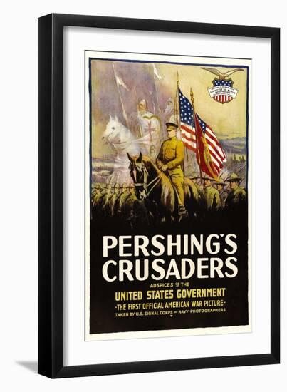 Pershing's Crusaders, 1918-null-Framed Art Print