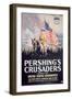 Pershing's Crusaders', Poster of the First Official American War Movie, 1918-null-Framed Giclee Print