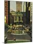 "Pershing Square," May 19, 1945-John Falter-Mounted Giclee Print