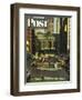 "Pershing Square," Saturday Evening Post Cover, May 19, 1945-John Falter-Framed Giclee Print