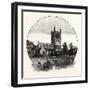 Pershore Church, from the North East-null-Framed Giclee Print