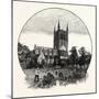 Pershore Church, from the North East-null-Mounted Giclee Print