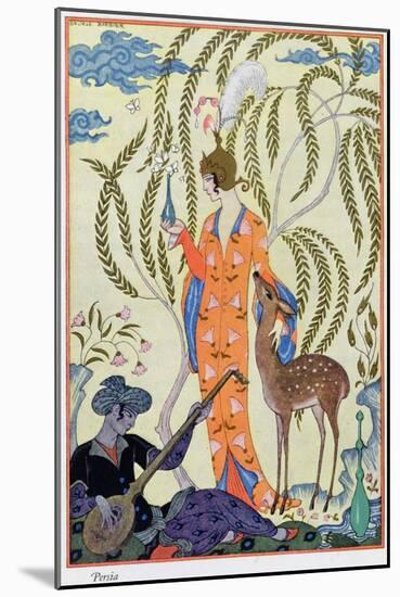 'Persia', 1912-Georges Barbier-Mounted Giclee Print