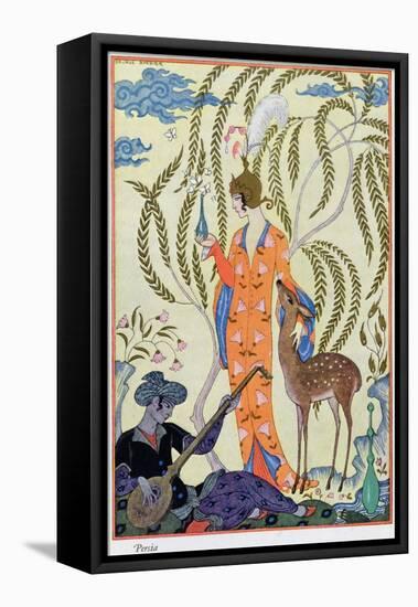 'Persia', 1912-Georges Barbier-Framed Stretched Canvas