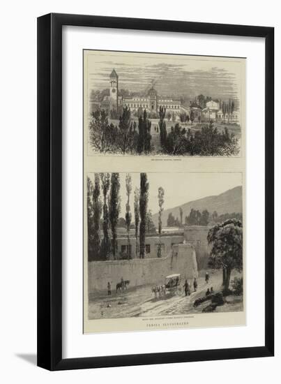 Persia Illustrated-null-Framed Giclee Print