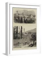 Persia Illustrated-null-Framed Giclee Print