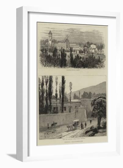 Persia Illustrated-null-Framed Giclee Print