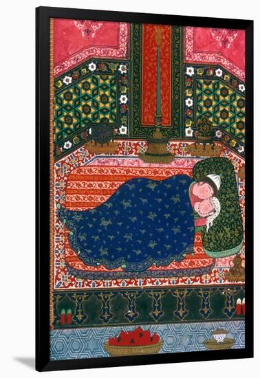 Persia: Lovers, 1527-28-null-Framed Giclee Print