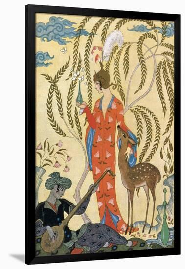 Persia-Georges Barbier-Framed Art Print