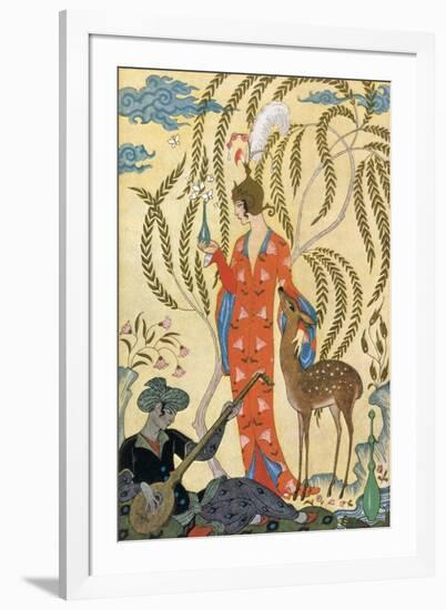 Persia-Georges Barbier-Framed Art Print