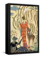 Persia-Georges Barbier-Framed Stretched Canvas