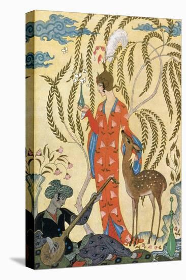 Persia-Georges Barbier-Stretched Canvas