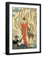 Persia-Georges Barbier-Framed Art Print