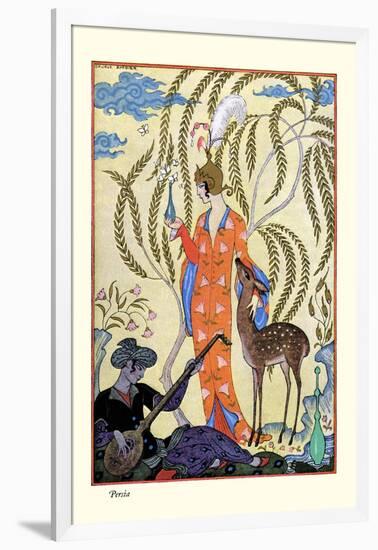 Persia-Georges Barbier-Framed Art Print