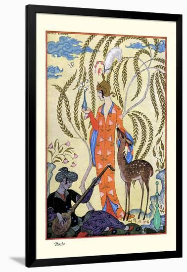 Persia-Georges Barbier-Framed Art Print