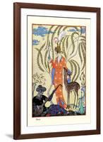 Persia-Georges Barbier-Framed Art Print