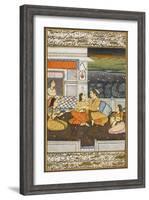 Persian Couple-null-Framed Art Print