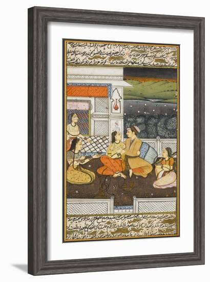 Persian Couple-null-Framed Art Print