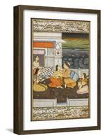 Persian Couple-null-Framed Art Print