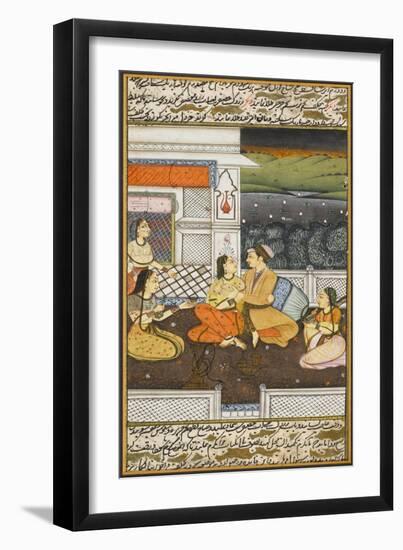 Persian Couple-null-Framed Art Print