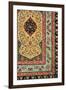 Persian Decoration, Plate XXV, Polychrome Ornament, Engraved by F. Durin, Published Paris, 1869-Albert Charles August Racinet-Framed Giclee Print