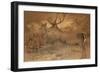 Persian Deer-Joseph Wolf-Framed Giclee Print