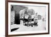 Persian Donkey Transport, Baghdad, Iraq, 1917-1919-null-Framed Giclee Print