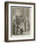 Persian Embassy Before the Roman Senate-null-Framed Art Print