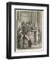 Persian Embassy Before the Roman Senate-null-Framed Art Print