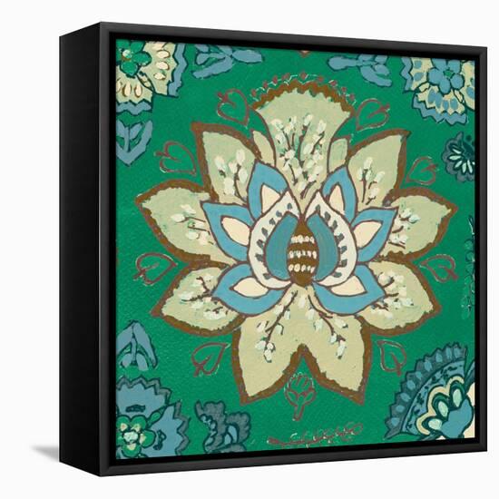 Persian Emerald II-Lanie Loreth-Framed Stretched Canvas