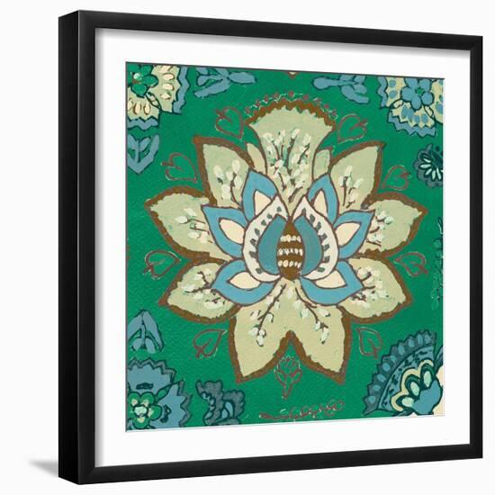 Persian Emerald II-Lanie Loreth-Framed Art Print