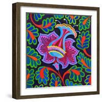 Persian floral, 2020, (oil on canvas)-Jane Tattersfield-Framed Giclee Print