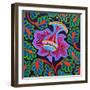 Persian floral, 2020, (oil on canvas)-Jane Tattersfield-Framed Giclee Print