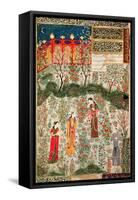 Persian Garden, 15th Century-null-Framed Stretched Canvas