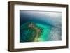 Persian Gulf Aerial View, Saudi Arabia. Red Beacon Tower-eugenesergeev-Framed Photographic Print