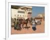 Persian Horse Dealer, Bombay, 1880s-Edwin Lord Weeks-Framed Giclee Print