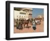 Persian Horse Dealer, Bombay, 1880s-Edwin Lord Weeks-Framed Giclee Print