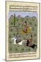 Persian Hunters Hunting-null-Mounted Art Print