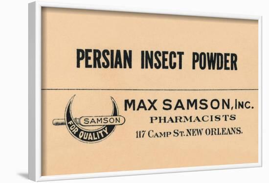 Persian Insect Powder-null-Framed Art Print