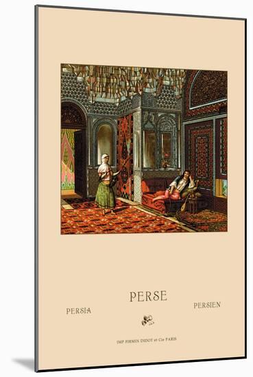 Persian Interior-Racinet-Mounted Art Print