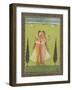 Persian Miniature Lovers Embracing-null-Framed Art Print