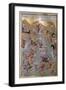 Persian miniature of battle between Alexander the Great and Darius, 16th century. Artist: Unknown-Unknown-Framed Giclee Print