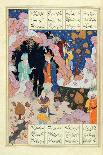 Folio 39, a Garden Scene, from the 'Bustan of Sa'di' (The Flower-Garden of Sa'di)-Persian-Framed Giclee Print